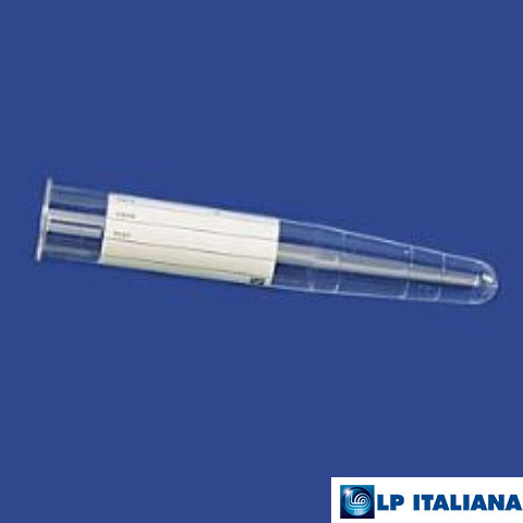 Plastik Test Tüpü Dibi Konik Etiketli Hacim 10 ml PS 16x100 mm LP Italiana L112110