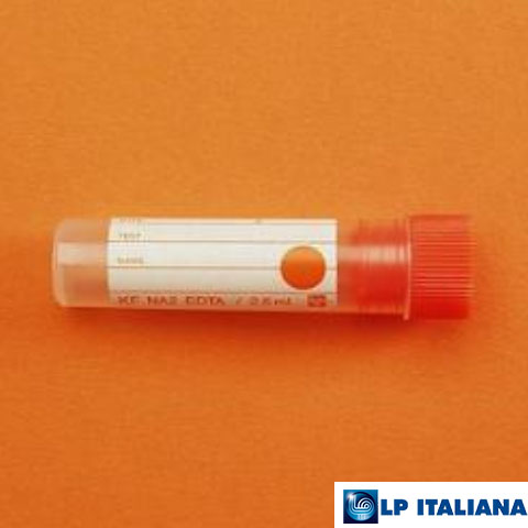 KF+Na2 EDTA 2.5 ml 16x60 mm LP Italiana L114317