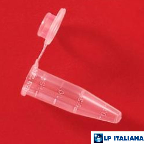 Eppendorf Tüpü 1.5 ml Kapaklı Kırmızı LP Italiana L111541