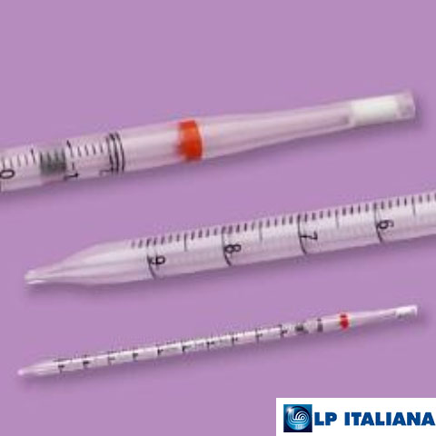 Serolojik Pipet Plastik Tek Kullanımlık Pyrogen Free 1.1 ml 25'li Poşette LP Italiana L161111