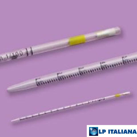 Serolojik Pipet Plastik Tek Kullanımlık Pyrogen Free 1 ml LP Italiana L160119