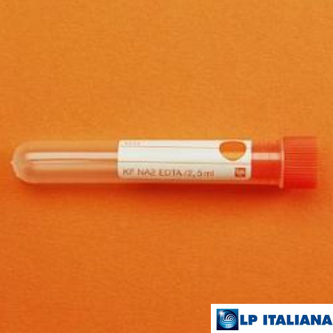 KF+Na2 EDTA 2.5 ml 12x75mm LP Italiana L110417