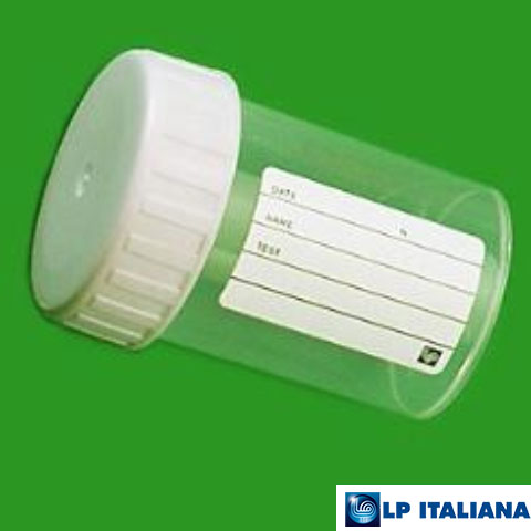 Numune Kabı Plastik PP Etiketli 60 ml LP Italiana L206147