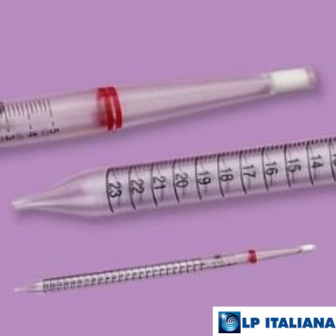 Serolojik Pipet Plastik Tek Kullanımlık Pyrogen Free 25 ml Tek Tek Poşette LP Italiana L162510