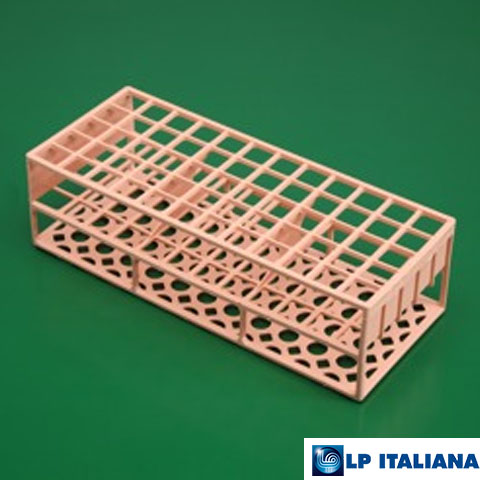 Tüp Sporu Kare Delikli Plastik 17 mm 60 Delikli Pembe LP Italiana L188085