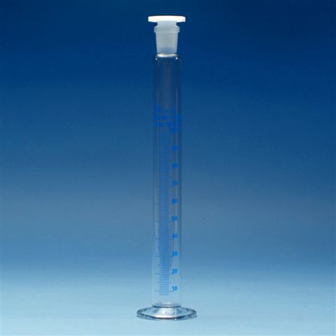 Çalkalama mezürü uzun form plastik kapaklı cam tabanlı İLDAM 01-205
